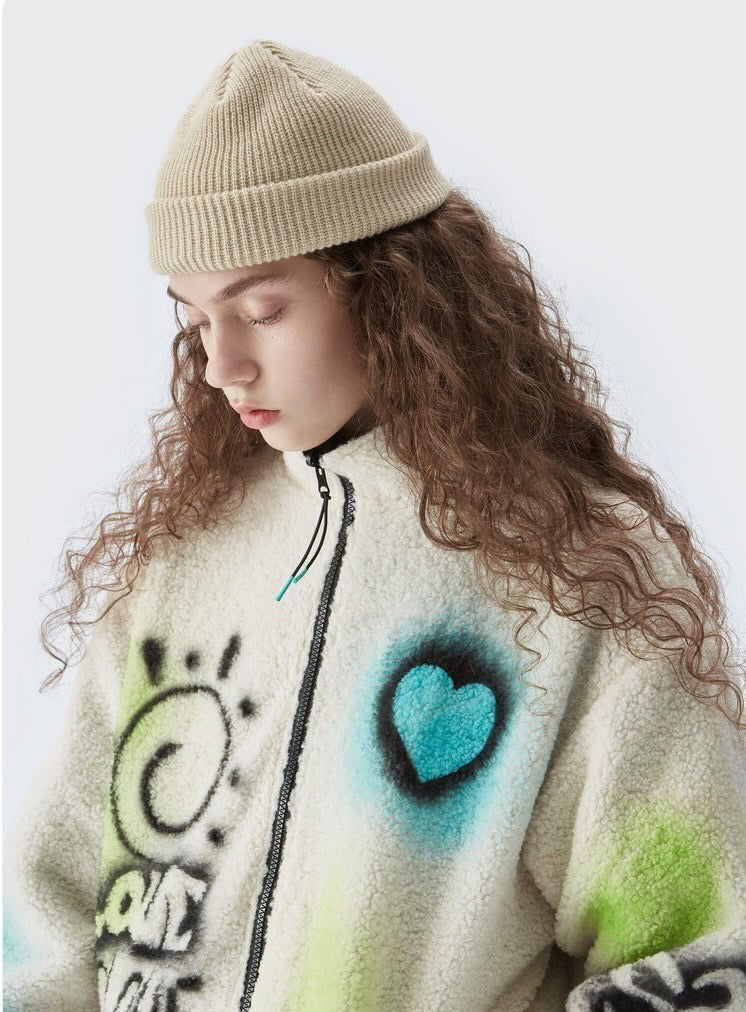 Fleece Grafitti Jacket