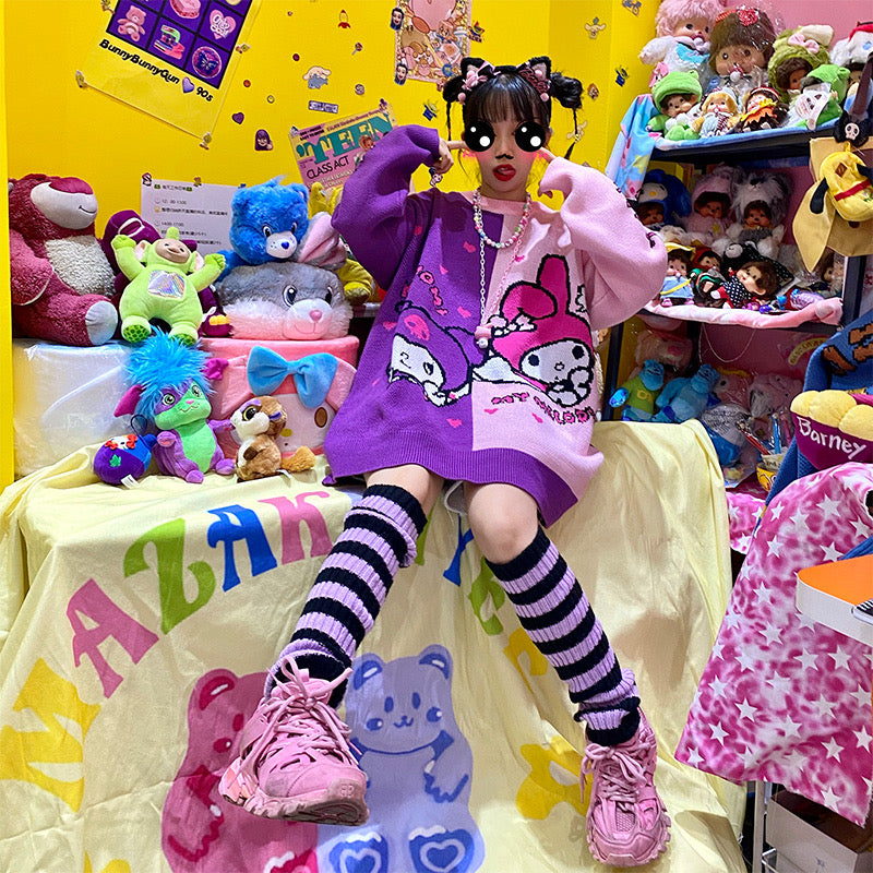 Sanrio My Melody and Kuromi Sweaters