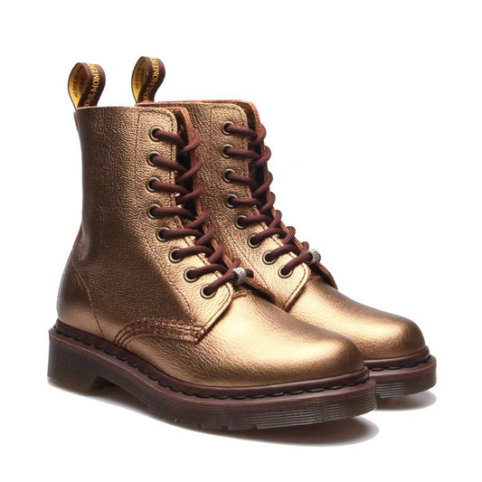 Golden Copper Chunky Boot