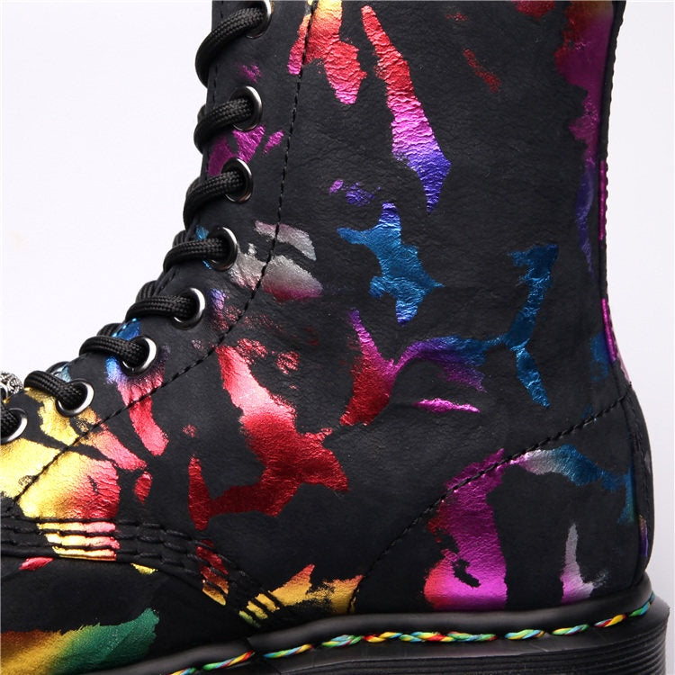 Chunky Rainbow Chrome Boot