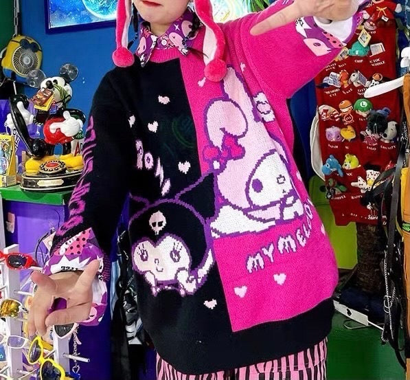 Sanrio My Melody and Kuromi Sweaters